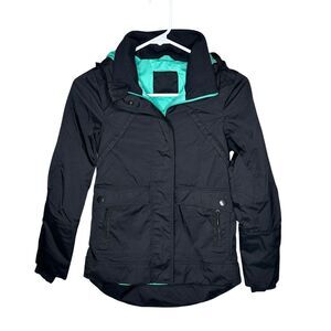Ivivva by Lululemon Black Hooded Jacket, Size 8